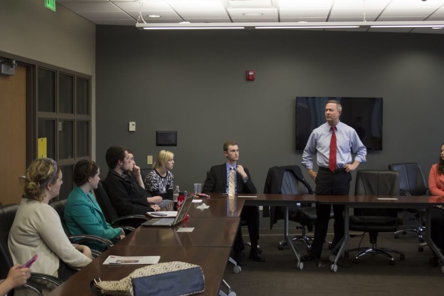 O’Malley speaks with Simpson students their own concerns, possible presidential run