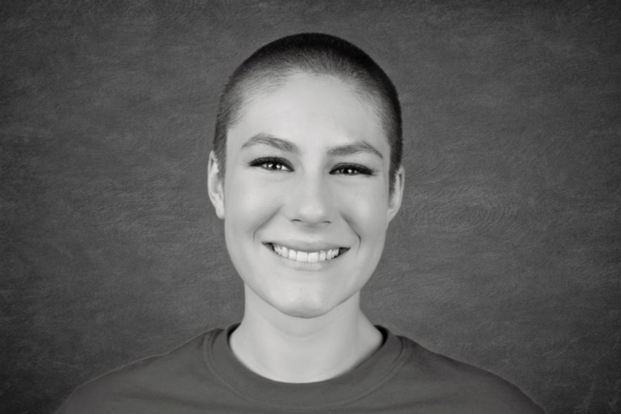 Simpson+student+shaves+head+in+fight+against+childhood+cancer