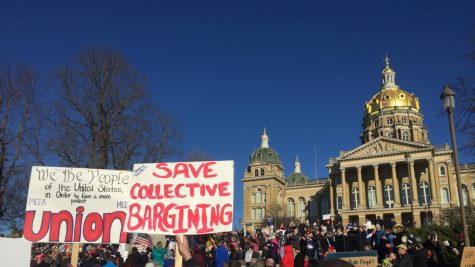 Education majors rally for collective-bargaining rights