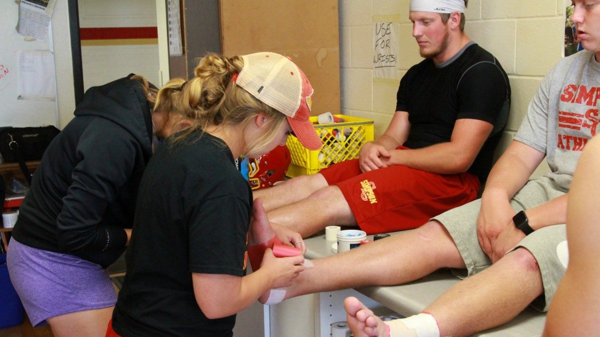 Athletic trainers help keep Storm athletics going strong