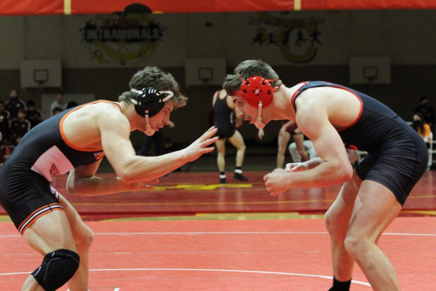Simpson College wrestling fights hard against top-ranked teams