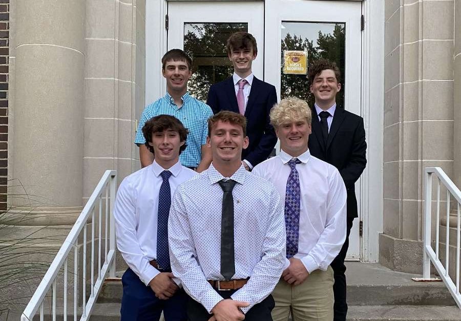 SAE gained six new members during formal recruitment this fall. Photo submitted to The Simpsonian