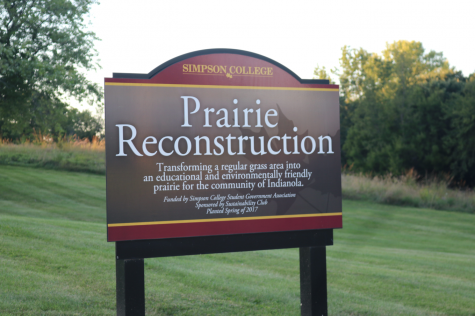 The prairie lot has been used by the Environment Science and Biology departments as an outdoor ecology lab since 2017.  