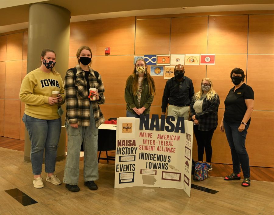 NAISA members held an information table in Kent Campus Center on Monday to bring awareness to Indigenous Peoples Day.