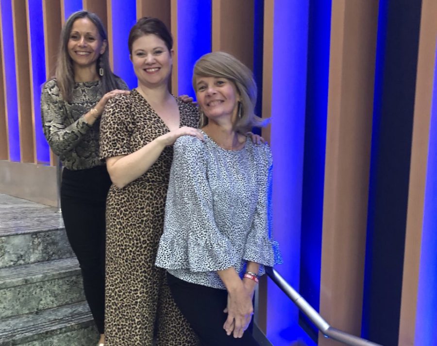 Left to Right: Marzia Corni-Benson, Stephanie Neve and Sonja Crain attended the EOA Conference in 2019. This was the last conference they all went to together as a group.