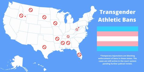 Ten other states have transgender sports bans in place including Idaho, Florida, Tennessee and West Virginia.