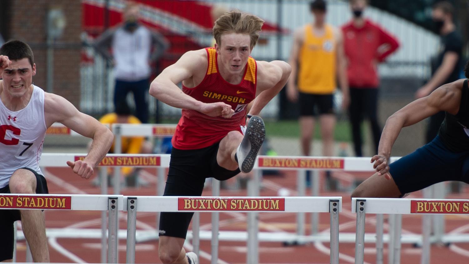  Max Cleveland not only won the 400-meter dash but also claimed the fourth-fastest time in the conference this season. 
