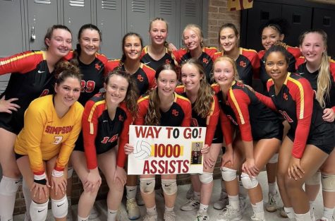 In volleyball, assists in volleyball are the only stat that relies on two other teammates, which made her think it was “a really cool accomplishment.” 