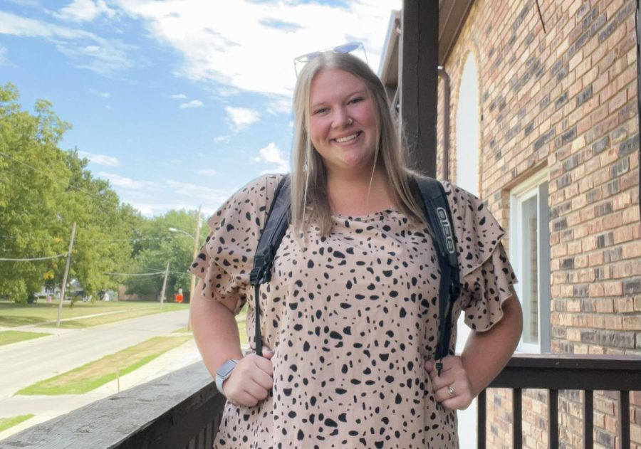 Coming from Burlington, IA, Cockrell knew that Simpson College was the right spot to begin her teaching career path, even with it being 150 miles from home.