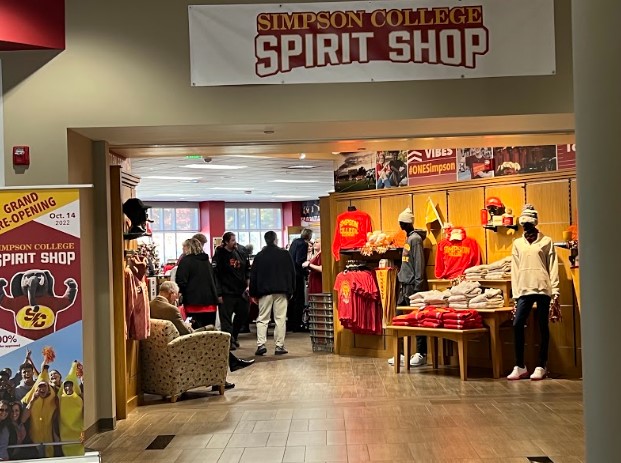 The new Spirit Shop was full of people on opening day and gave a jolt of energy to campus
