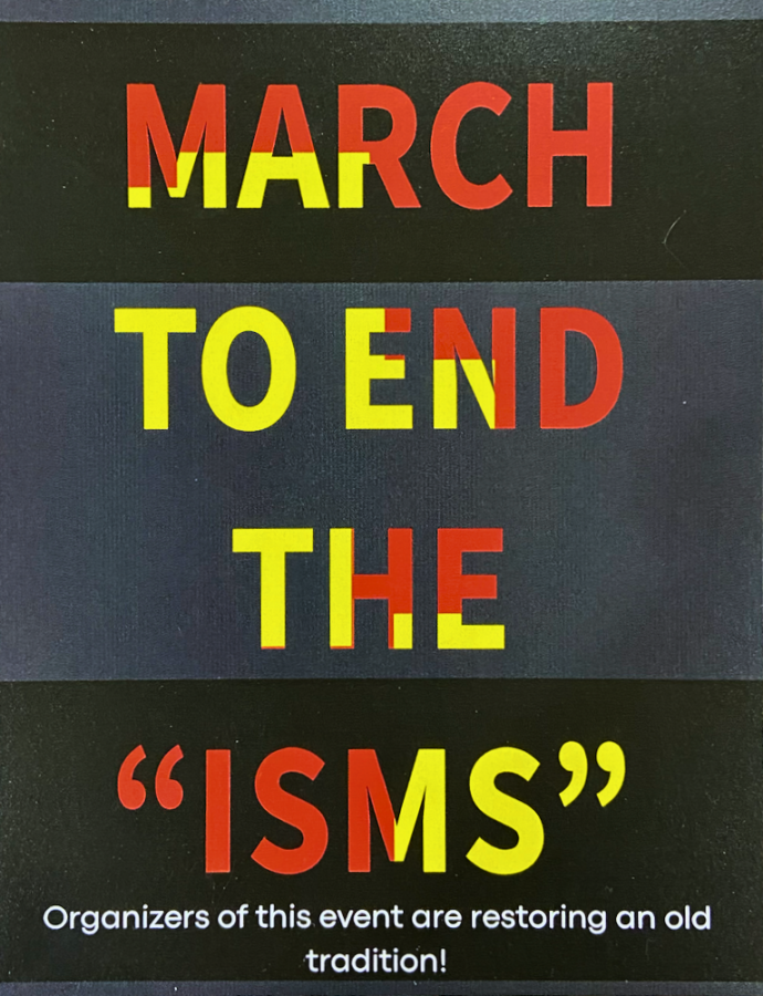 March Against ‘Isms’ makes a comeback
