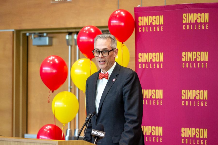 Jay Byers was named to be the 25th president of Simpson College on May 12 at a Board of Trustees meeting. He will officially take the office on Aug. 1.