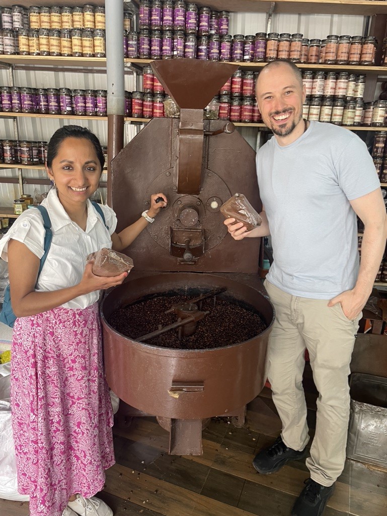 Professors Aswati Subramanian and Jed Forman traveled to India this past summer as a preparation for their May Term course this spring.