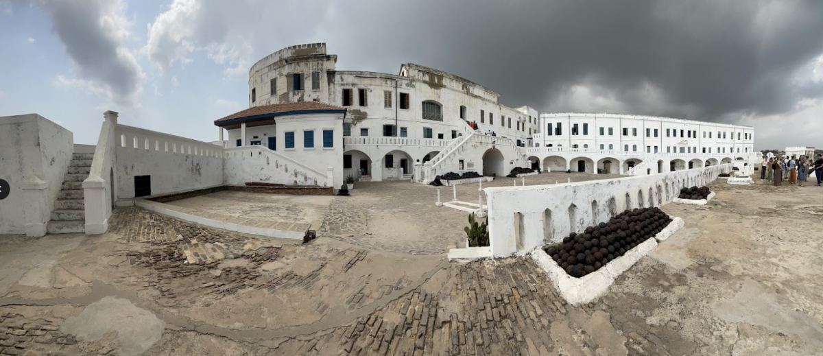 Cape Coast Castle processed 70,000 slaves at its peak. Students can visit it with Keyah Levy this May Term.