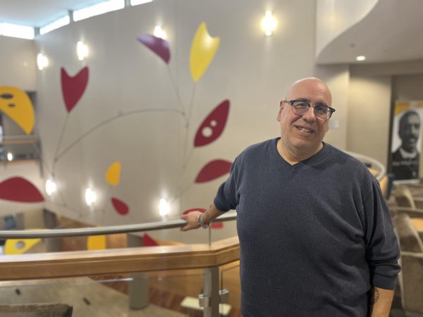 Rich Ramos, former director of student activities, in Kent Campus Center.