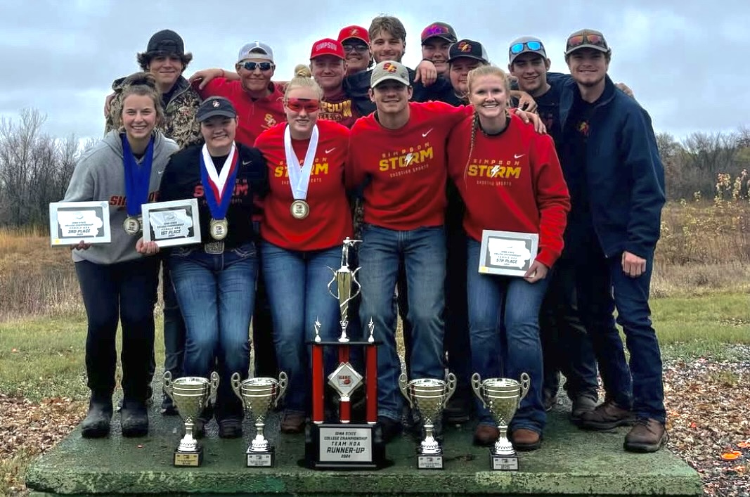 The shooting team placed second overall at their conference championship.