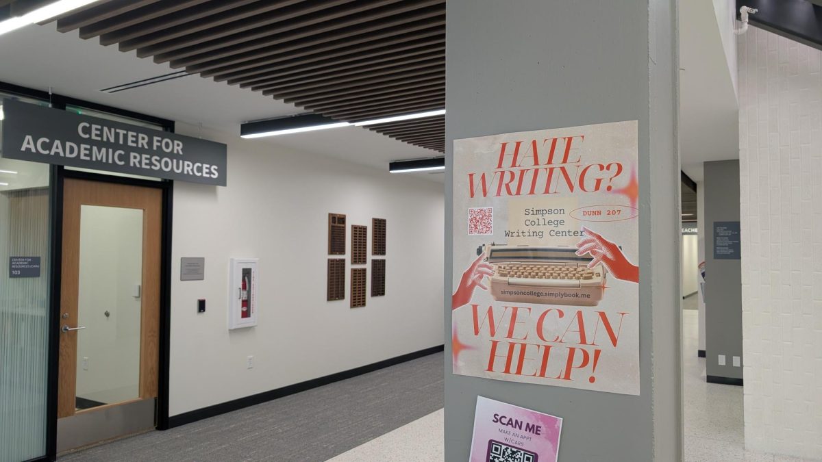 Center for Academic Resources office in Dunn Library