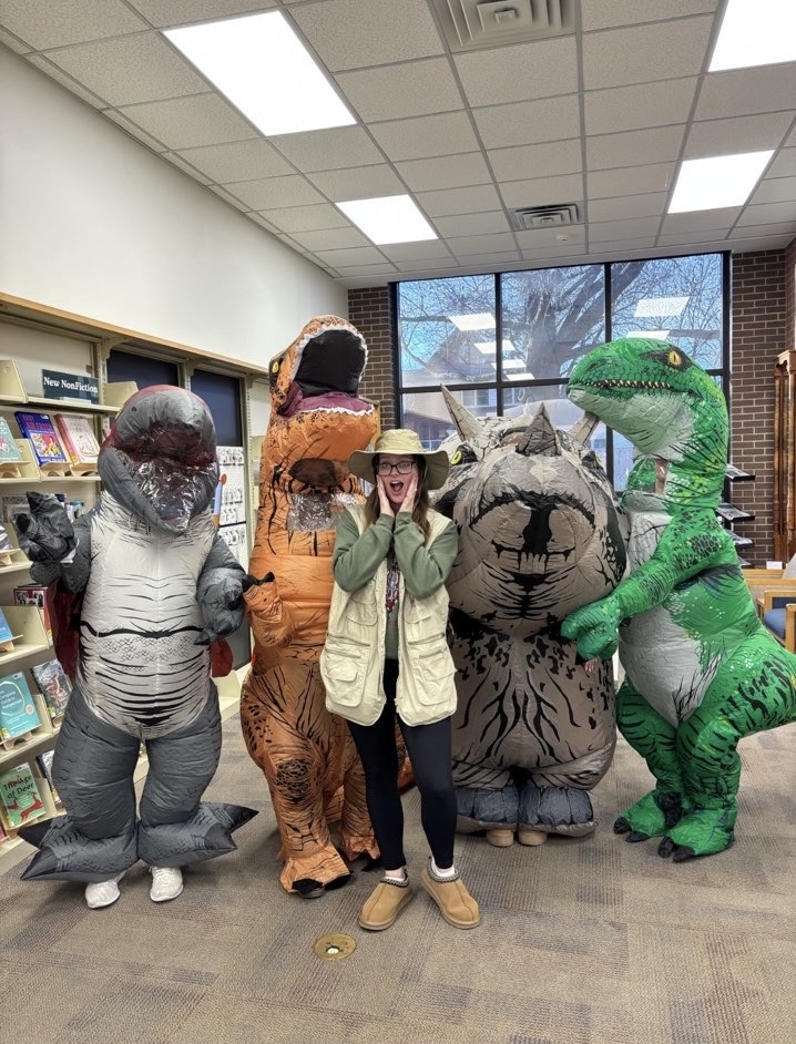 Pi Beta Phi at Dino Day at Indianola Library (submitted photo) 